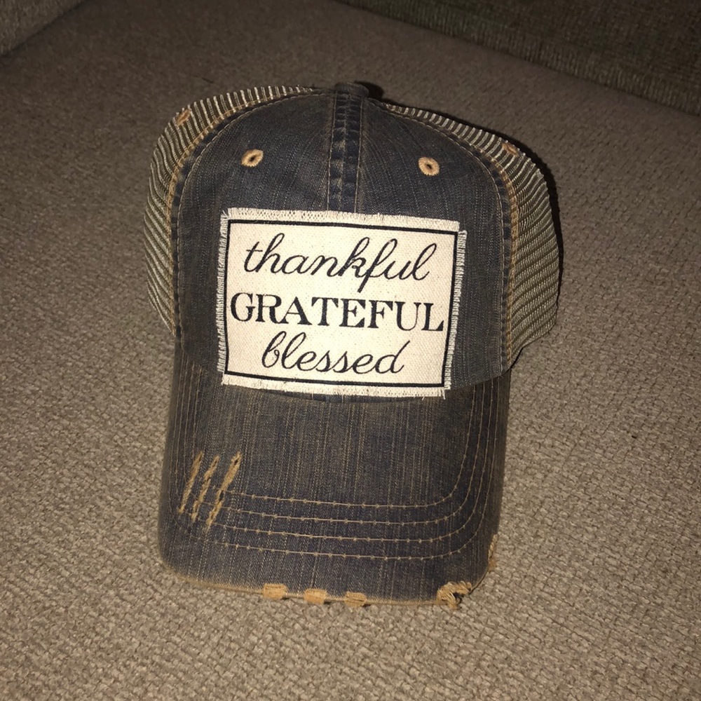 THANKFUL GRATEFUL BLESSED HAT